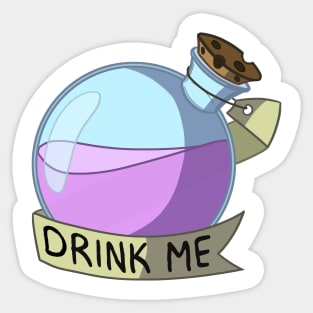 Drink me! Sticker